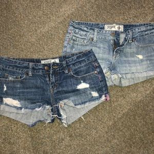 PINK Victoria’s Secret Jean shorts bundle